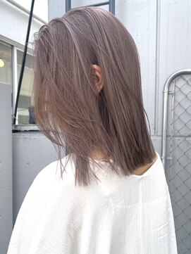 サンクマーケット 渋谷(cinq MARKET) 渋谷ブリーチカラーハイトーンカラータッセルボブピンクブラウン