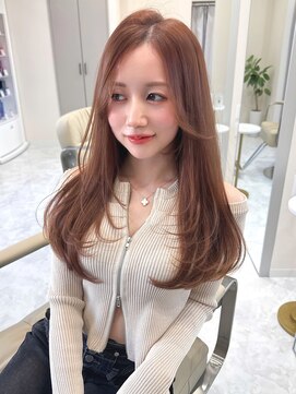 韓国風/レイヤーカット/艶髪/ワンカール/岡崎