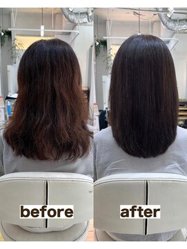 シゲ 自由が丘店(SHIGE) 白髪染めも髪質改善カラーでマイナス10歳40代50代グレイカラー