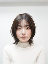 ナツヤ(NATSUYA)&nbsp;前髪ありくびれミディアムボブ
