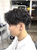 縦落ちツイストスパイラル×刈り上げ