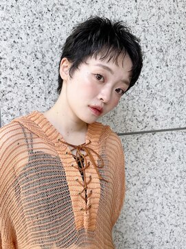 アルバム 銀座(ALBUM GINZA) ショート前髪カットクールショートイメチェン_F41462