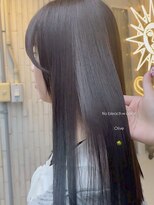 ヘアプレイスソル (HAIR PLACE SoL)&nbsp;透明感オリーブブラウン/髪質改善/ブリーチなしダブルカラー