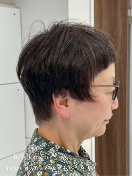 サロンイクエヤマザキ 麻布十番(SALON IKUE YAMAZAKI) 白髪染め ノンジアミン ショートカット