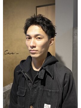 キュー(Cue_) エッジを効かせた大人メンズベリーショート(影山)