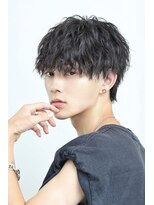 リップス 川崎 アネックス(LIPPS annex) 縦落ちツイスパ マッシュ ウルフ ツイストスパイラル