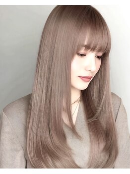 ハレトキアーク 岡崎(haretoki ark)の写真/【地毛風ストレート×髪質改善トリートメント】パサつきや広がり、傷みが気になる方も毛先までうる艶髪に☆