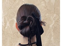 ヘアセット・着付けサロンOrigami【10月2日 NEW OPEN(予定)】の雰囲気(リボンアレンジやカチモリも!大人可愛いヘアで特別な一日を。)