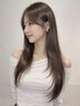 【髪質改善】ストレート＋カット+カラー+ケアTR  ￥38000→