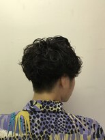 パティオンツー(PATIONN2)&nbsp;ネープレスマッシュマット無造作ニュアンスパーマスタイル