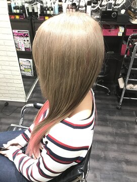 ミミック (mimic) TRICKstyle!ベージュアッシュ×パステルピンク!