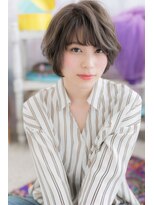 ヘアアンドビューティー ミック(Hair & Beauty miq)&nbsp;エアリーカールでニュアンス感…女っぽエッジショート