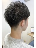 【宮本大輔】爽やかショート 刈り上げ ソフモヒ ウェーブ パーマ