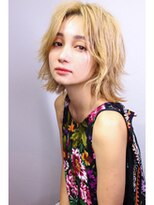 ラフィス ヘアーセプト 銀座店(La fith hair sept)&nbsp;【La fith】 ハイトーン×ウルフボブ