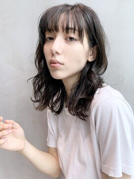 アルバム 銀座(ALBUM GINZA) ナチュラルウエーブ_ココアブラウンフリンジウェーブ_77981