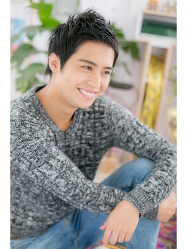 ミック 日暮里店(miq) 爽やか好感◎黒髪アップバングショートマッシュc1