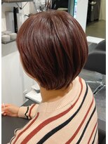 パムス(pams)&nbsp;【pams】暖色系カラー×ショートマッシュ