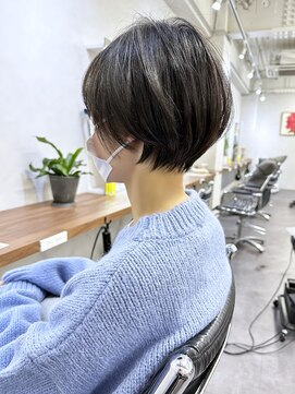 オウル(Owll) 【Owll】大人可愛いコンパクマッシュショート　ブルージュカラー