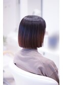 切りっぱなしボブ