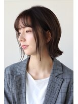 ヘアーアンドメイク エクリ 不動前店(Hair&Make equri)&nbsp;外はねボブ【目黒不動前】