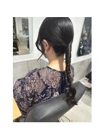 グラスバイネオリーブ 大倉山駅前店(grace by neolive)&nbsp;ドレスへア/ハーフアップ/お呼ばれヘア/ふんわりカール/大倉山