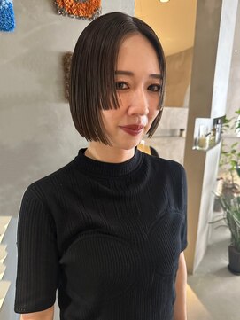 ハウ 心斎橋(how) ミニボブ/ショート/ショートヘア/前下がりボブ/ぱつっとボブ