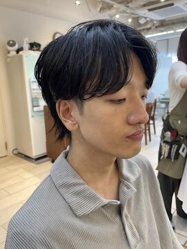 テトラ バイ ネオリーブ 横浜西口店(tetra by neolive) メンズ 韓国風 カルマパーマ 毛流れパーマ [横浜]