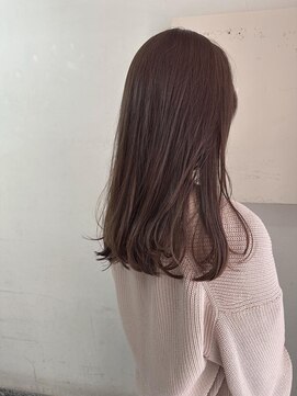 キャンバス バイ ネオリーブ 横浜西口(Canvas by neo.) ロングレイヤー ナチュラルグレージュ 顔周りsk