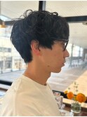 【farfara】メンズ/波巻パーマ(問屋町テラス)平松 伸一