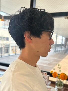 ファルファラ(farfara) 【farfara】メンズ/波巻パーマ(問屋町テラス)平松 伸一