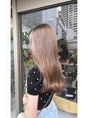 【ADORE 横浜】ミルクティーベージュ×ケアブリーチカラー