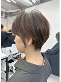 マッシュショート/大人ボブ/簡単スタイリング/くせ毛カット