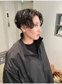 かりあげショート/ショートパーマ