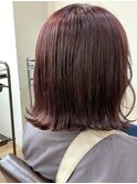 チェリーレッド暖色カラーボルドーワインレッド春カラー