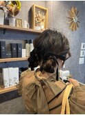 おしゃれひつじヘアアレンジ