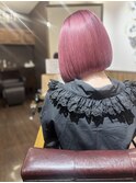 浜松hairLux・三ヶ日・天王・大人可愛いピンクカラー