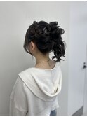 long  hair arrange