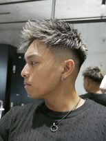 メッツ 原宿(METS) MEN'S/ハイライト×アップバングショート/短髪/スキンフェード