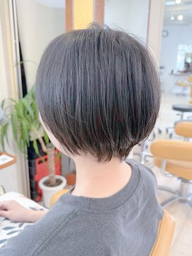モリオ フロム ロンドン 成増店 【morio成増/児玉】似合わせショート　暗髪　縮毛矯正
