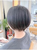 【morio成増/児玉】似合わせショート 暗髪 縮毛矯正
