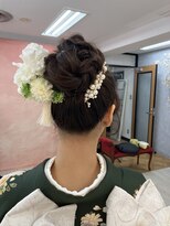 フォトリンクキポ 日本橋(Photo link ki.po)&nbsp;華やか♪ふわふわ高めルーズアップ