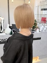 シェノン バイ アランスミシー 表参道(CHAINON by Alan smithee)&nbsp;ハイトーンボブ　ベージュ　内巻きボブ　ボブ