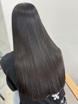 キキ(kiki)&nbsp;ツヤロング_ブルーブラック_kiki0047