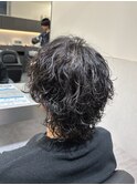 メンズウルフサーフカール