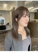 オリーブグレージュ/ブリーチカラー