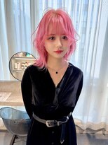 リラス 博多(rilas)&nbsp;ハイトーン　ダブルカラー　ピンクカラー　ブリーチ