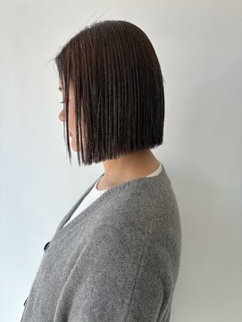 ヘアデザイン アンジェロ(Hair Design Angelo) 切りっぱなしボブ/大人ボブ/30代/40代/50代
