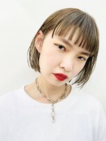ドロップ(drop)&nbsp;ハッシュボブ×ミルクティーブロンド〔表参道/青山 drop〕