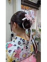 ヘアークラフト アンジュ(Hair craft ange)&nbsp;アレンジおだんご