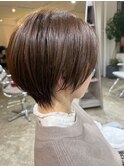 ショート/ハイライト/レイヤーカット/髪質改善/ボブ/白髪ぼかし